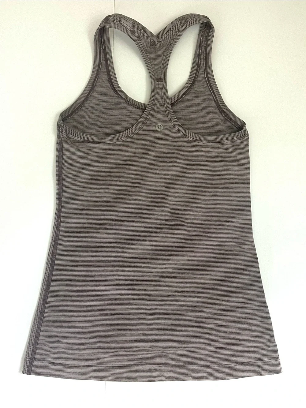 Lululemon Cool Racerback Tank XS/4 Heathered Purple Stretch Slim Hip length GUC